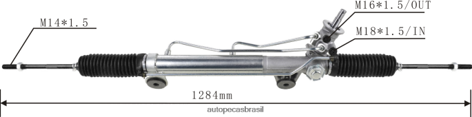 cremalheira da direção hidráulica 19152330 19133675 19330428 19133675 26079794 26079801 26087761 26091958 26101929 88963415 PZR80N2694 Autopeças Curitiba CHEVROLET