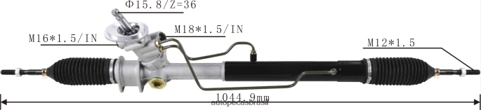cremalheira da direção hidráulica 93238311 95238311 95212633 42588173 PZR80N2684 Autopeças Curitiba CHEVROLET