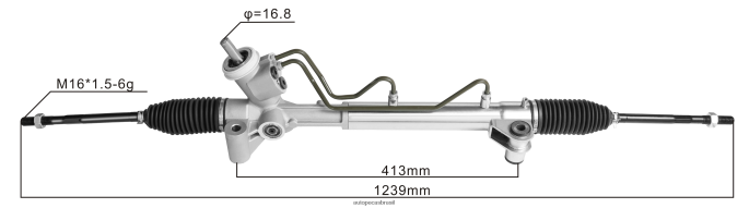 cremalheira de direção hidráulica 9075728 9013894 PZR80N2700 Auto Peças Brasil CHEVROLET