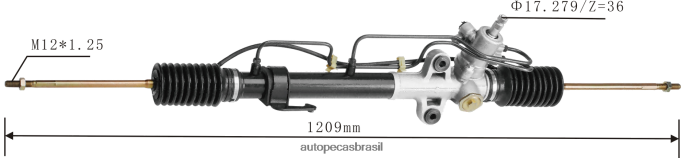 cremalheira de direção hidráulica 53601-sx8-f01 PZR80N2533 Autopeças Alvorada HONDA
