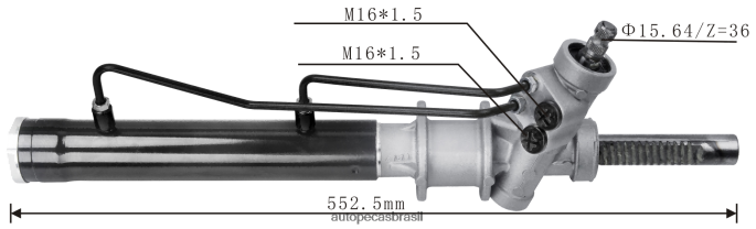 cremalheira de direção hidráulica 43510-20308 PZR80N2718 Autopeças Campinas HYUNDAI/KIA