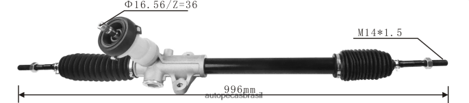 cremalheira de direção hidráulica 56500-1y501 PZR80N2758 Autopeças Campinas HYUNDAI/KIA