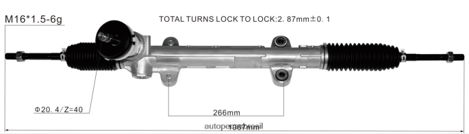 cremalheira de direção hidráulica 56500-3z000 PZR80N2737 Autopeças Joinville HYUNDAI/KIA