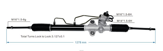 cremalheira de direção hidráulica 577004f000 7134486001 PZR80N2764 Autopeças Curitiba HYUNDAI/KIA