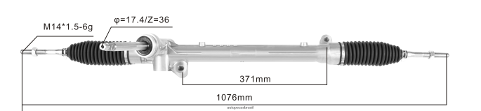 cremalheira de direção hidráulica da6a-32-110a PZR80N2637 Autopeças Joinville MAZDA