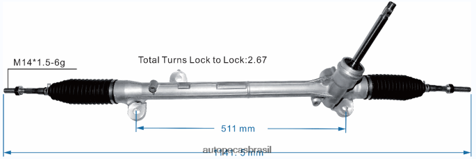 cremalheira de direção hidráulica gw6t-32-110 PZR80N2629 Autopeças Sorocaba MAZDA