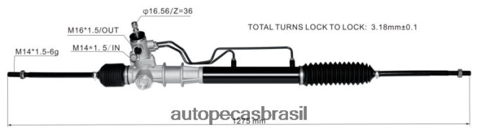 cremalheira de direção hidráulica mr319766 PZR80N2562 Autopeças Porto Alegre MITSUBISHI