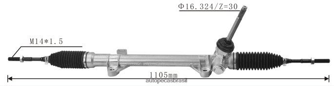 cremalheira de direção hidráulica 48001-4bg0a PZR80N2588 Autopeças Campinas NISSAN