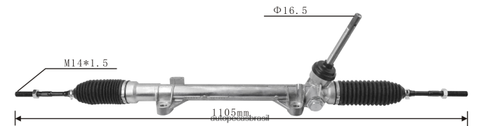 cremalheira de direção hidráulica 48001-jg00a 48001-jg00b PZR80N2587 Autopeças Joinville NISSAN