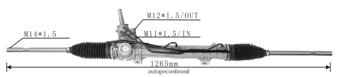 cremalheira de direção hidráulica 4000.ge 4000.ky 4000.kw 4000.jr 4000zx 4000qs 4000zj 4000nk 4000ge 4000nn 4000qp 4000zk 4001.vj 4001.72 4000zw 4000.e7 4.000 mil PZR80N2658 Autopeças Campinas PEUGEOT