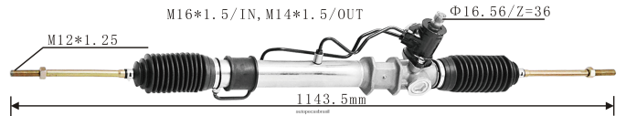 cremalheira de direção hidráulica mb489405 PZR80N2649 Autopeças Sorocaba PROTON/PERODUA