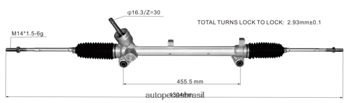 cremalheira de direção hidráulica 10138018 PZR80N2831 Autopeças Perto De Mim ROEWE