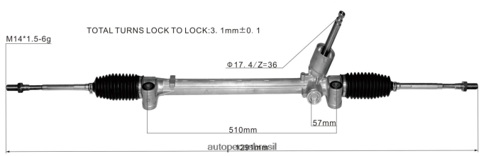 cremalheira de direção hidráulica 48500-52r01 PZR80N2621 Autopeças Perto De Mim SUZUKI