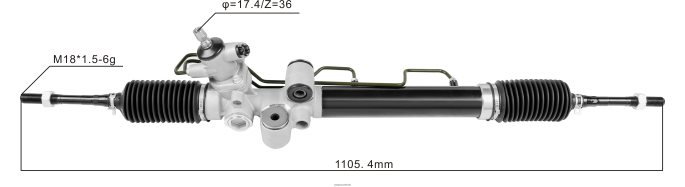 cremalheira de direção hidráulica 44250-25030 PZR80N2509 Autopeças Sorocaba TOYOTA