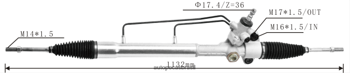 cremalheira de direção hidráulica 44250-bz050 PZR80N2451 Autopeças Perto De Mim TOYOTA