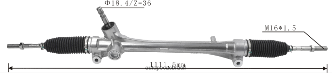 cremalheira de direção hidráulica 45510-48040 45510-0e010 45510-0t010 PZR80N2460 Auto Peças Brasil TOYOTA
