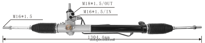 cremalheira de direção hidráulica 031-001-aa12 PZR80N2679 Autopeças Sorocaba FORD