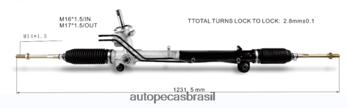 cremalheira de direção hidráulica e3b13200a1b j7bz3504p PZR80N2661 Autopeças Perto De Mim FORD