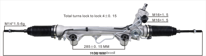 cremalheira de direção hidráulica f87z-3504-lc/rm PZR80N2665 Autopeças Caxias Do Sul FORD