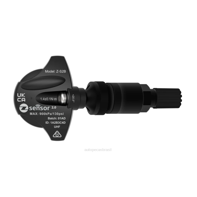 Autopeças Canoas 4D641974 - Sensor tpms de substituição holden oe - oe p/n 20925925 freq 433mhz haste de válvula metálica - preta
